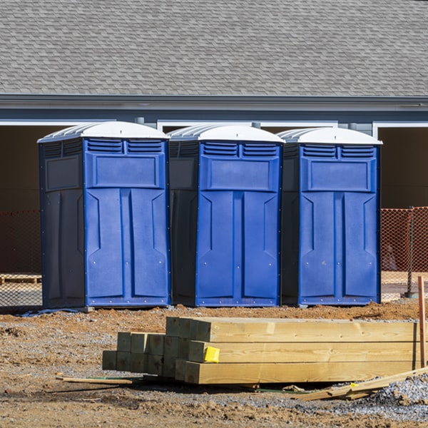 are there any restrictions on where i can place the portable restrooms during my rental period in New Britain Pennsylvania